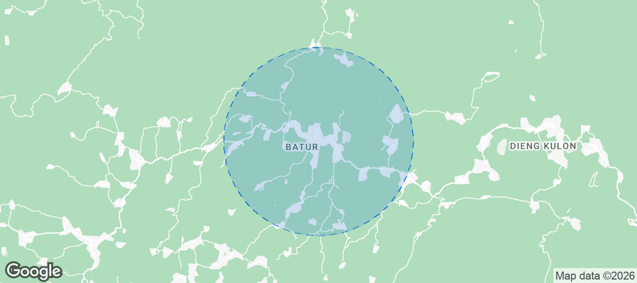 Batur Airbnb map